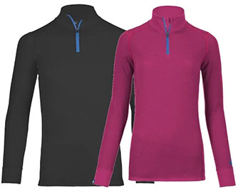 Skiing and Snowboarding Base Layers
