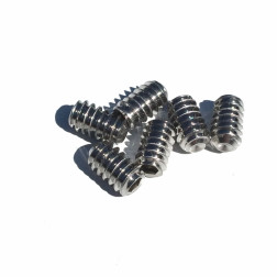 Genuine FCS Fin Screws Set of 6 Grub Screws