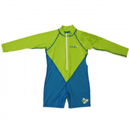 Xcel Kids UV Sunsuit Long Sleeved Green Blue