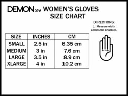 Demon Ladies Snowboard Gloves Vert Black