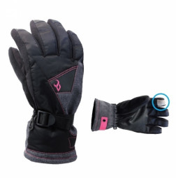 Demon Ladies Snowboard Gloves Vert Black