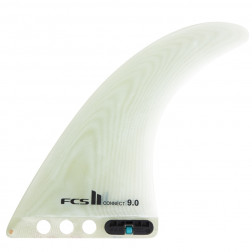 FCS II Connect Longboard Fin Performance Glass Clear