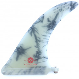 Koalition Tropical Leaves Longboard Fin 8.5 inch