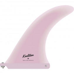 Koalition California Longboard Fin 8.5 inch Pastel Pink