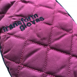 Transform The Quilt Burnt Red Snowboard Mitts