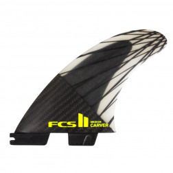 FCS II Carver PC Carbon Surfboard Fins Large