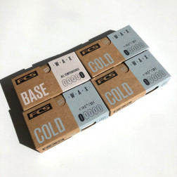 FCS Surf Wax Base and Cold water 4 Pack