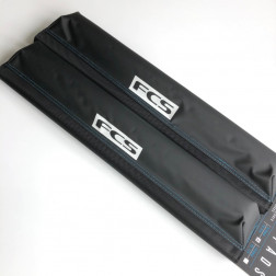 FCS Aero Roof Bar Pads Black Blue 470mm