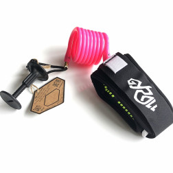 Science Gyroll Variable Bodyboard leash Pink