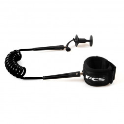 FCS Coiled Bodyboard Wrist Leash