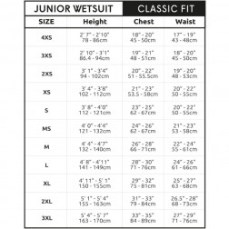 C-Skins Junior High Collar Rash Vest Black Flouro Green
