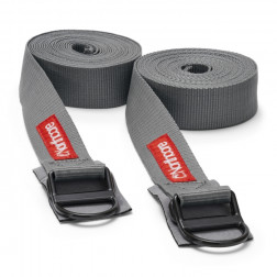Northcore Surfboard D Ring Tie Down Straps Grey