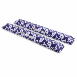 Northcore Wide Load Aero Roof Bar Pads Hibiscus Blue