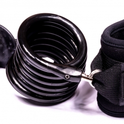 Science Gyroll Variable Bodyboard leash Black
