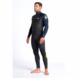 C-Skins Element 3/2mm Mens Wetsuit Anthracite Slate Lime