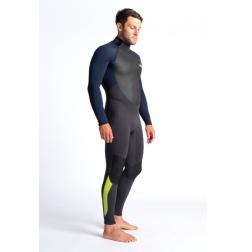 C-Skins Element 3/2mm Mens Wetsuit Anthracite Slate Lime