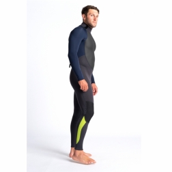 C-Skins Element 3/2mm Mens Wetsuit Anthracite Slate Lime