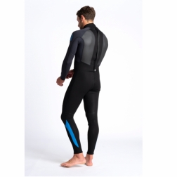 C-Skins Element 3/2mm Mens Wetsuit Black Anthracite Cyan