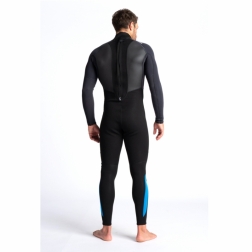 C-Skins Element 3/2mm Mens Wetsuit Black Anthracite Cyan