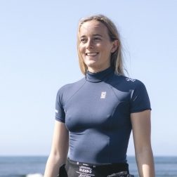 C-Skins NuWave Rash X Womens TurtleNeck Rash Vest Bluestone