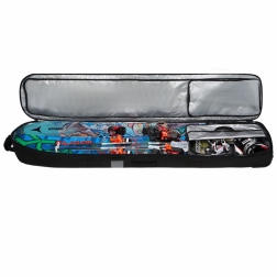 Dakine Fall Line Ski Roller Bag Black Coated