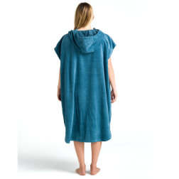 Robie Robes Beach Changing Poncho Medium Petrol Blue