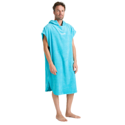 Robie Robes Beach Changing Poncho Large Hawaiian Blue