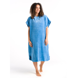 Robie Robes Beach Changing Poncho Small Cornflower Blue