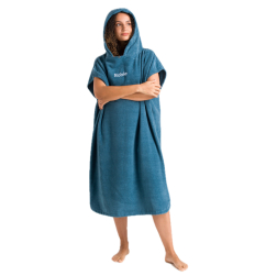 Robie Robes Beach Changing Poncho Medium Petrol Blue