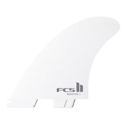 FCS II Reactor PC Surfboard Fins Medium White