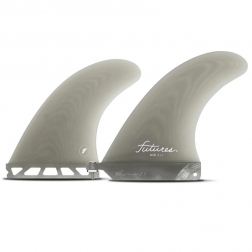 Futures Mid 2+1 Surfboard Fin Set Fibreglass