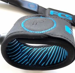 FCS 9ft Freedom Helix Longboard Ankle Leash Blue Black