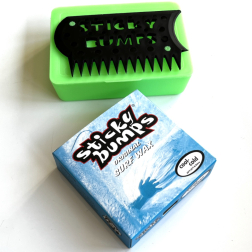 Sticky Bumps Wax Box and Comb Lime