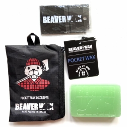 Beaver Pocket Wax and Scraper