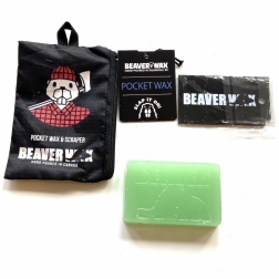Beaver Pocket Wax and Scraper