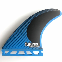 Futures Fins R6 Blackstix Rake Thruster Fins