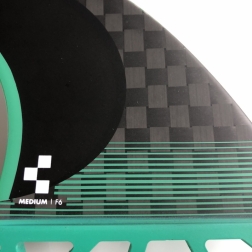 Futures Fins F6 Blackstix Surfboard Fins Medium