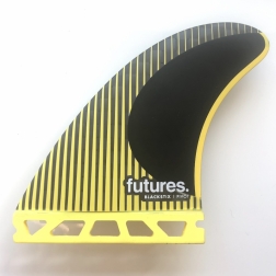 Futures Fins P8 Blackstix Pivot Thruster Fins Large