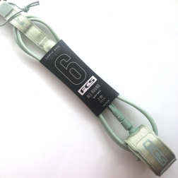FCS All Round Essential Surfboard Leash 6ft Eco Green