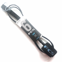 FCS Classic Surfboard Leash 6ft Comp Tranquil Blue