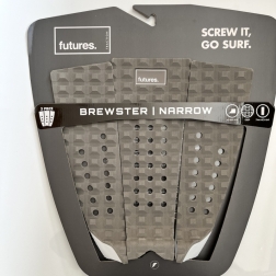 Futures Brewster Surfboard Tail Pad Grey