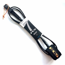 FCS Classic Surfboard Leash 7ft Eclipse Black
