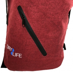 Dry Life 21 Litre Waterproof Soft Tarp Backpack Red