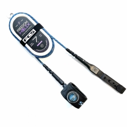 FCS 7ft Freedom Helix Leash Tranquil Blue