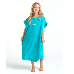 Robie Robes Beach Changing Poncho Junior Ceramic Aqua