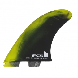 FCS II MR PC Surfboard Fins Cyber Lime Black