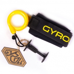 Science Gyroll Variable Bodyboard leash Yellow