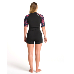 C-Skins NuWave Solace Lite 2mm Womens Shorty Wetsuit FZ
