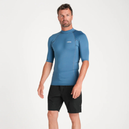 C-Skins NuWave Mens Rash Vest Steel Blue