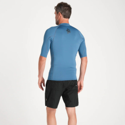 C-Skins NuWave Mens Rash Vest Steel Blue